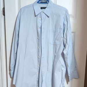 Nautica Men's Sky Blue Dress Shirt